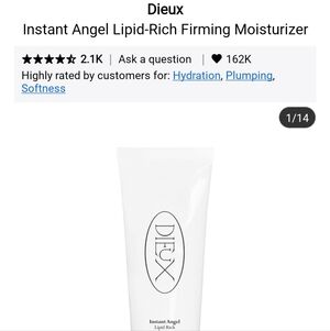 NIB DIEUX INSTANT ANGEL LIPID RICH FIRMING MOISTURIZER